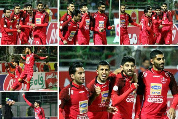 پیروزی پرسپولیس برابر ذوب آهن در نیمه اول پیروزی پرسپولیس برابر ذوب آهن در نیمه اول