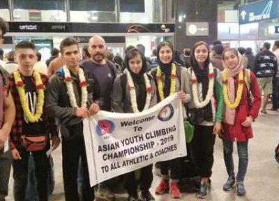 صعود سنگنوردان نوجوان ایران به فینال مسابقات سنگنوردی قهرمانی آسیا