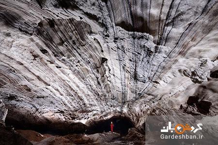 غار نمکدان یا غار سه مرد برهنه؛طولانی ترین غار نمکی دنیا، عکس