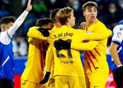 لالیگا، پیروزی دیرهنگام بارسلونا مقابل رقیب رده نوزدهمی